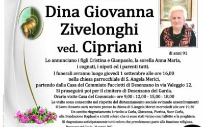Dina Giovanna Zivelonghi ved. Cipriani