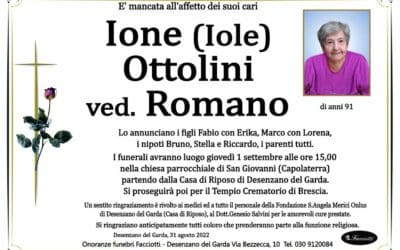 Ione (Iole) Ottolini ved. Romano