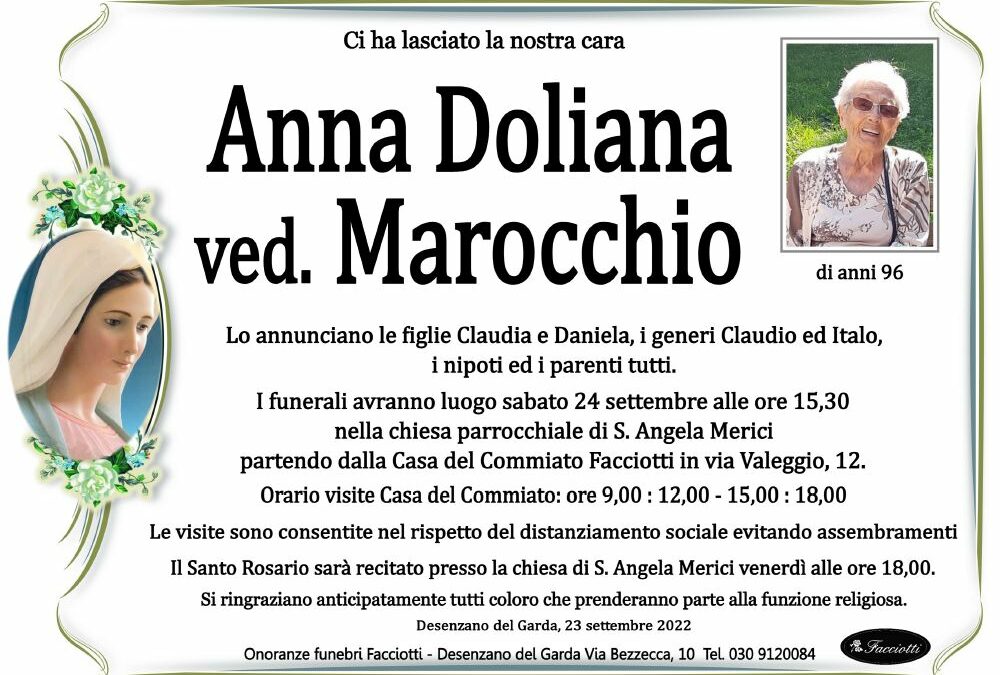 Anna Doliana ved. Marocchio