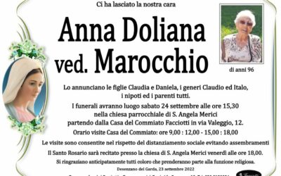 Anna Doliana ved. Marocchio