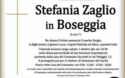 Stefania Zaglio in Boseggia