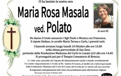 Maria Rosa Masala ved. Polato