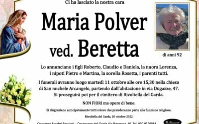 Maria Polver ved. Beretta
