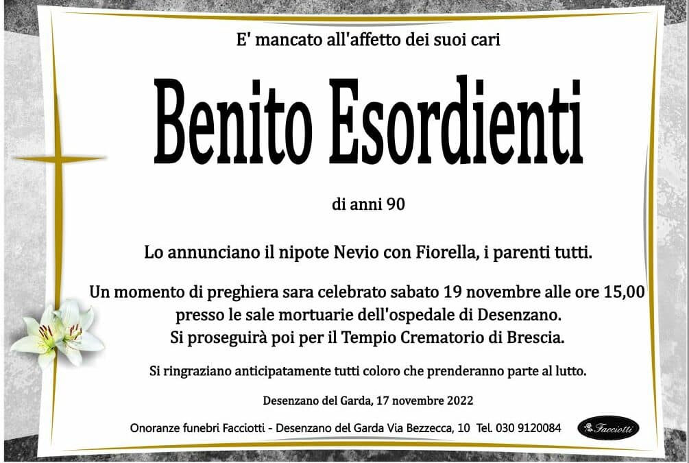 Benito Esordienti