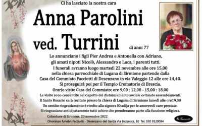 Anna Parolini ved. Turrini