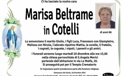 Marisa Beltrame in Cotelli