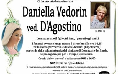 Daniella Vedorin ved. D’Agostino