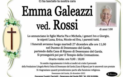 Emma Galeazzi ved. Rossi