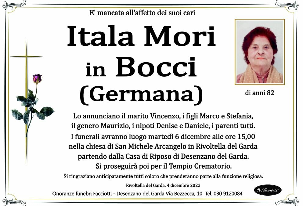 Itala Mori in Bocci (Germana)