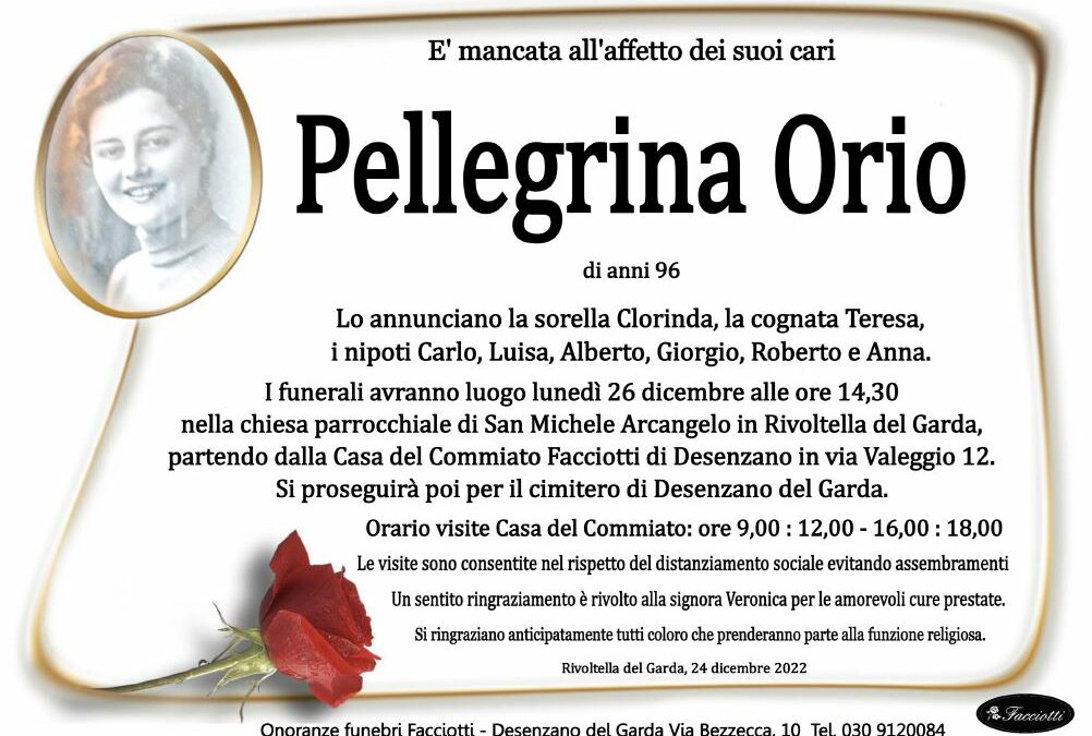 Pellegrina Orio