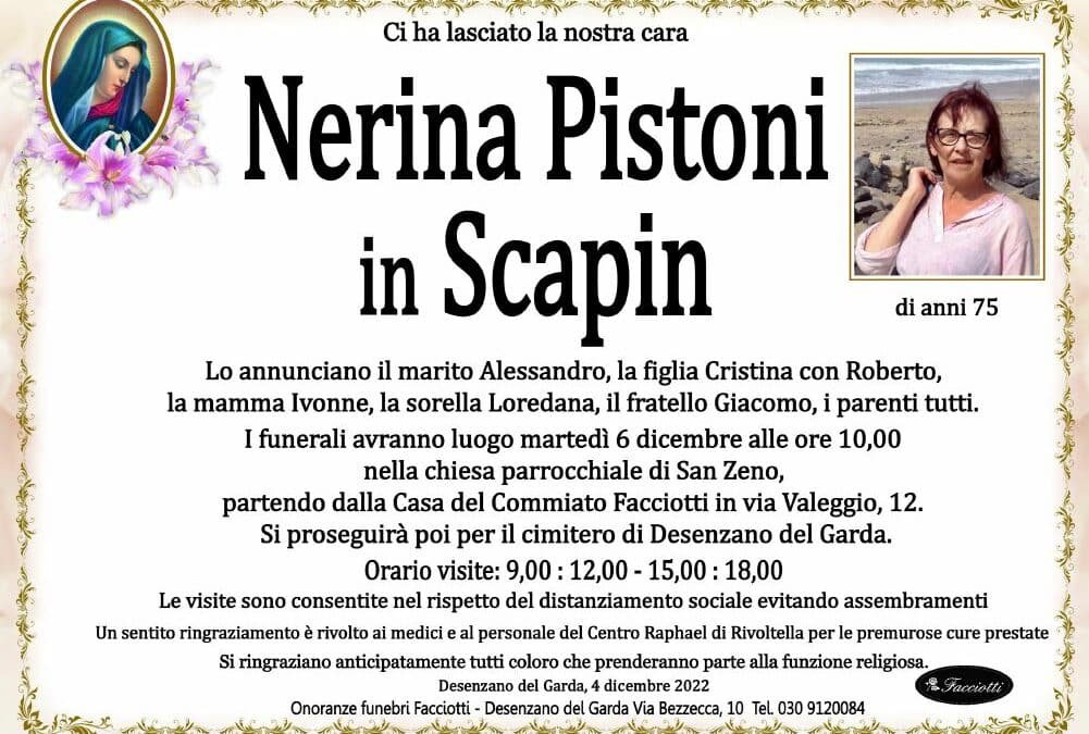 Nerina Pistoni in Scapin