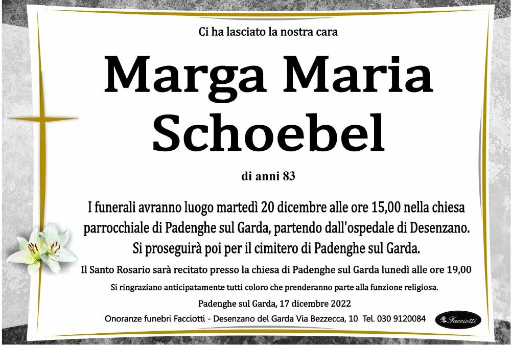 Marga Maria Schoebel