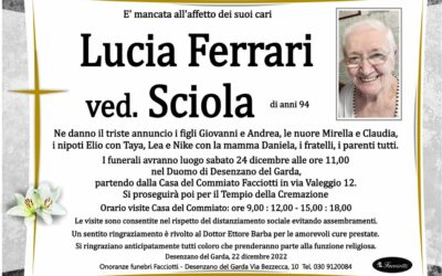 Lucia Ferrari ved. Sciola