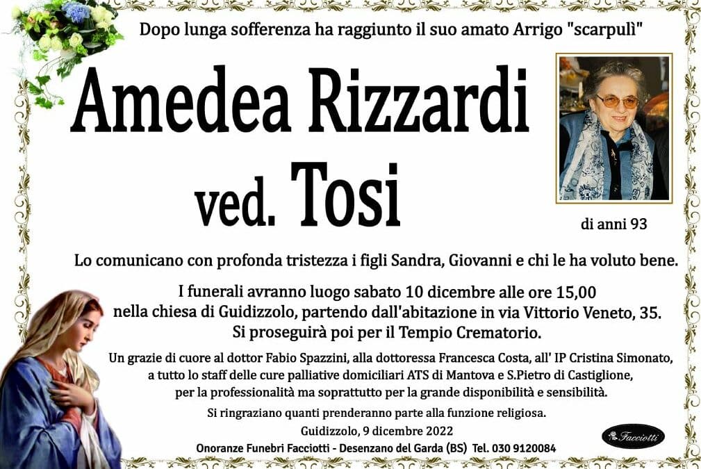 Amedea Rizzardi ved. Tosi