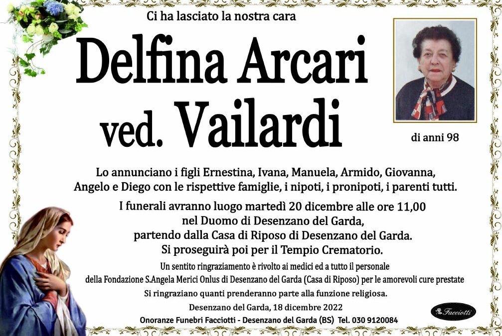 Delfina Arcari ved. Vailardi