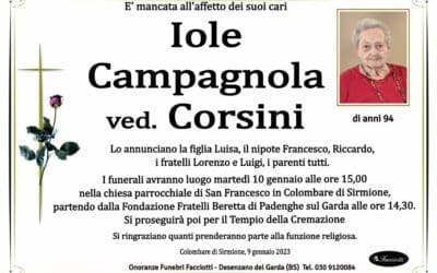 Iole Campagnola ved. Corsini