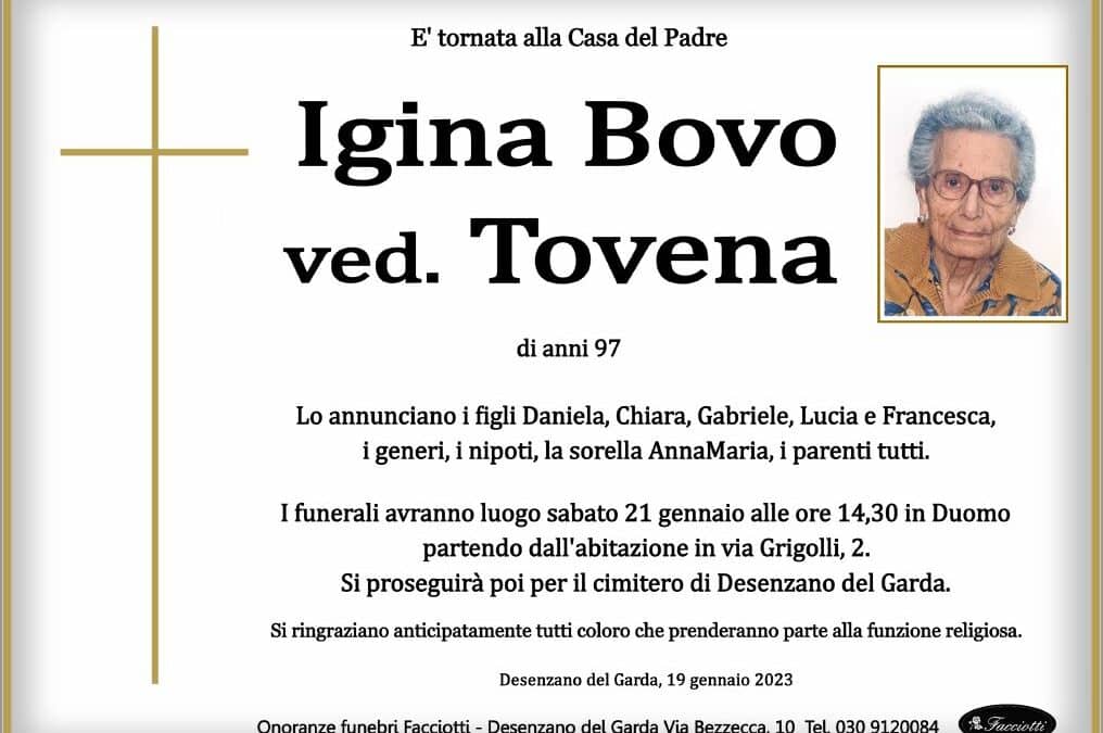 Igina Bovo ved. Tovena