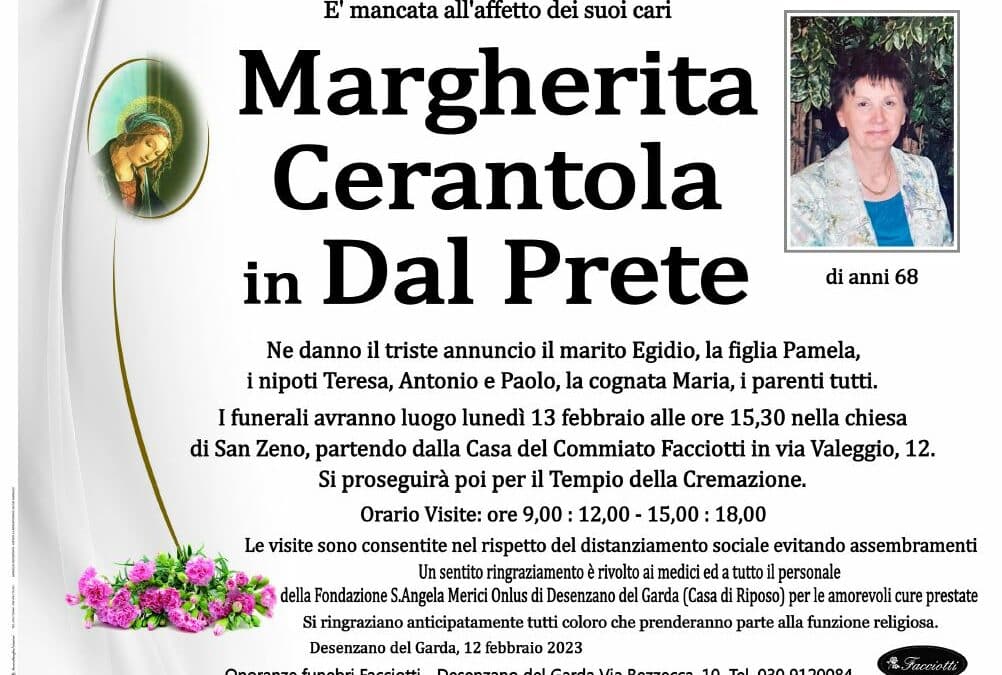 Margherita Cerantola in Dal Prete