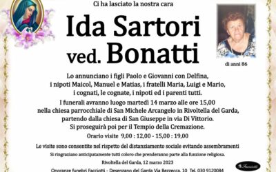 Ida Sartori ved. Bonatti