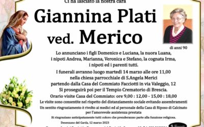 Giannina Plati ved. Merico