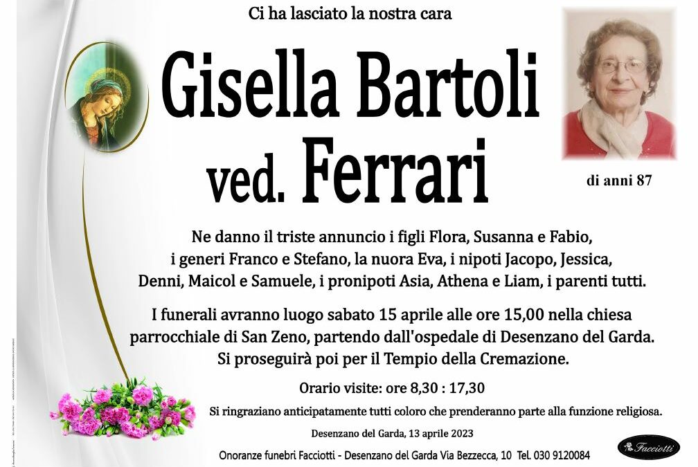 Gisella Bartoli ved. Ferrari