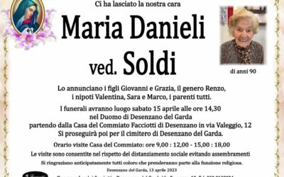 Maria Danieli ved. Soldi