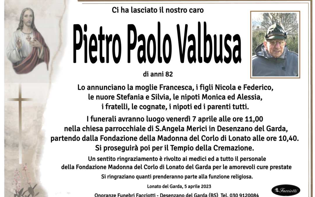 Pietro Paolo Valbusa