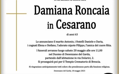 Damiana Roncaia in Cesarano