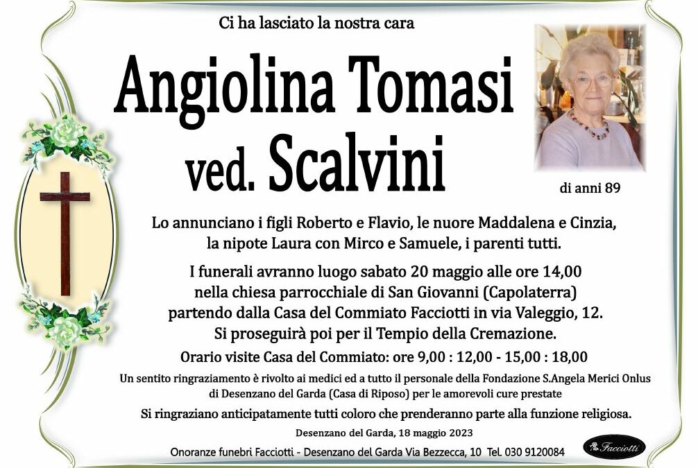 Angiolina Tomasi ved. Scalvini