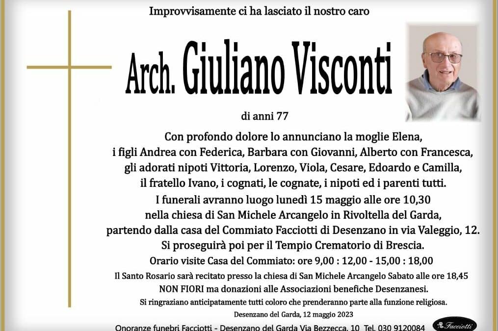 Architetto Giuliano Visconti