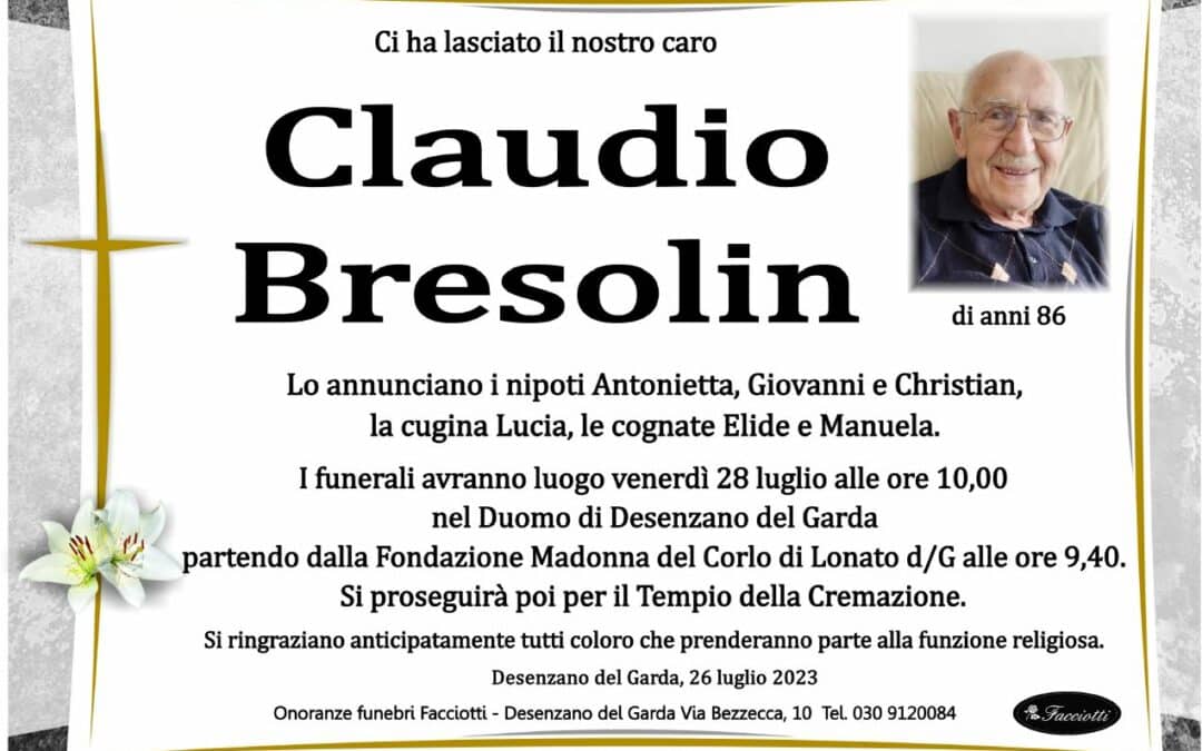 Claudio Bresolin