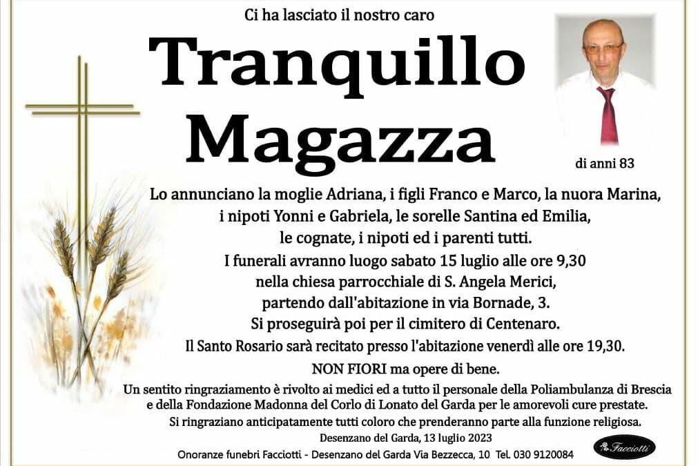 Tranquillo Magazza