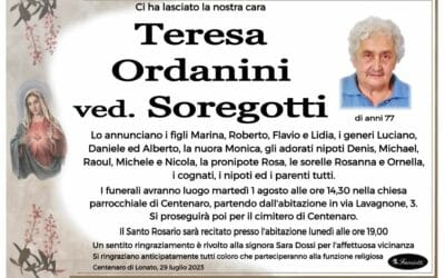 Teresa Ordanini ved. Soregotti