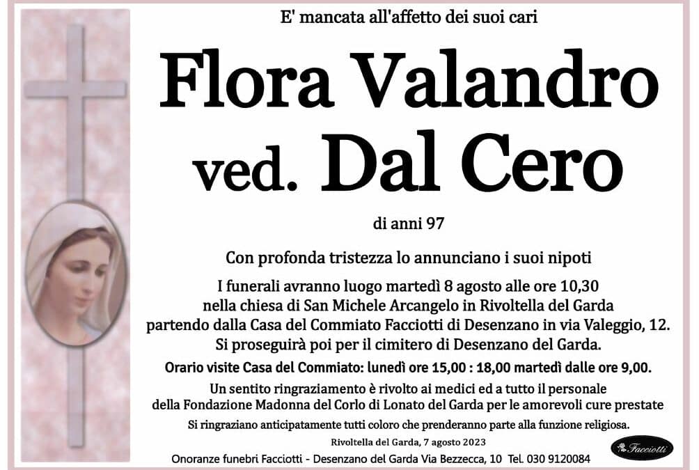 Flora Valandro ved. Dal Cero