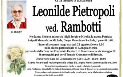 Leonilde Pietropoli ved. Rambotti