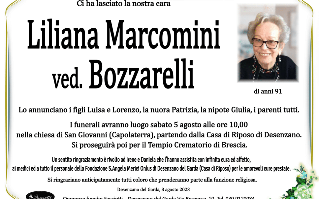 Liliana Marcomini ved. Bozzarelli