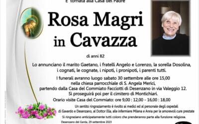 Rosa Magri in Cavazza