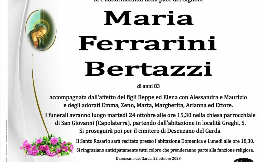 Maria Ferrarini Bertazzi