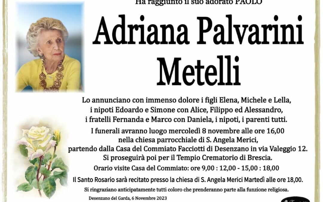 Adriana Palvarini Metelli