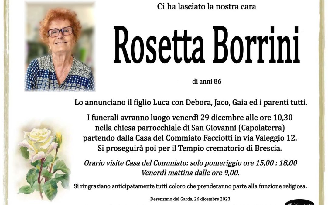 Rosetta Borrini