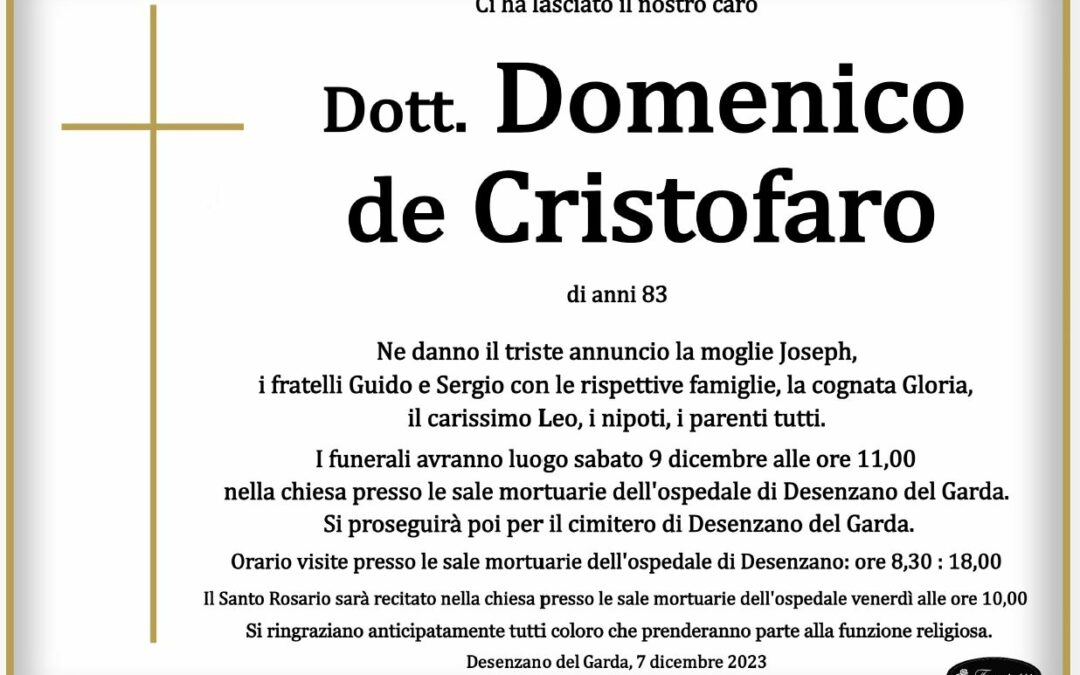 Domenico de Cristofaro