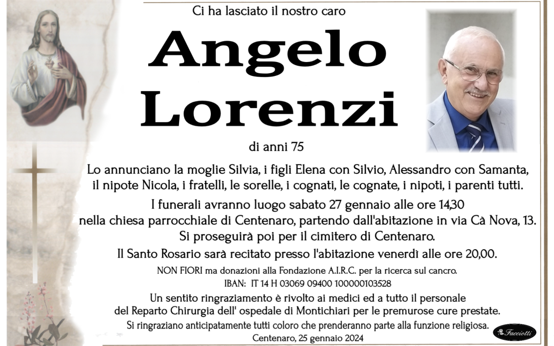 Angelo Lorenzi