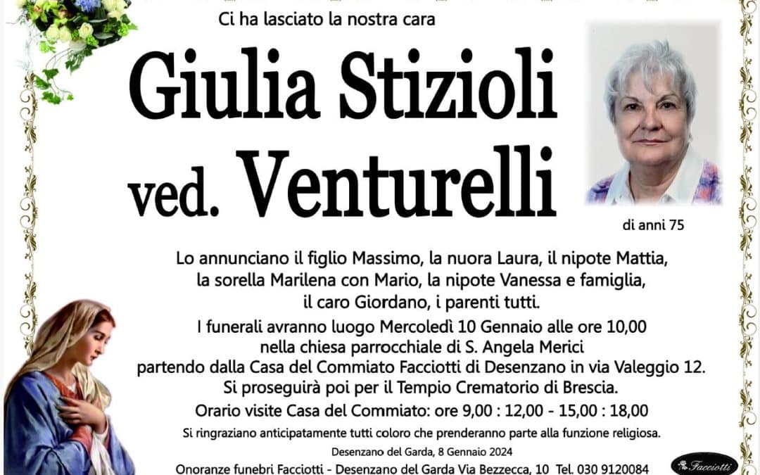 Giulia Stizioli ved. Venturelli