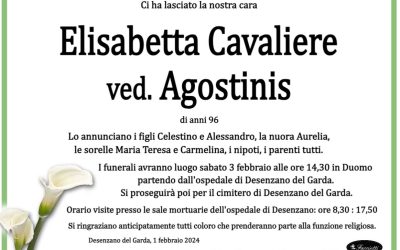 Elisabetta Cavaliere ved. Agostinis