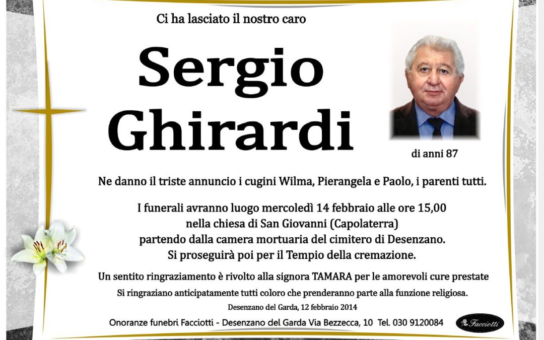 Sergio Ghirardi