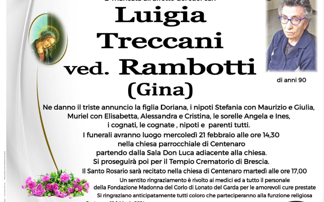 Luigia Treccani ved. Rambotti (GINA)