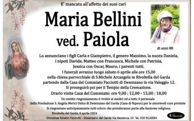 Maria Bellini ved. Paiola