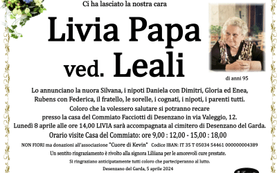 Livia Papa ved. Leali