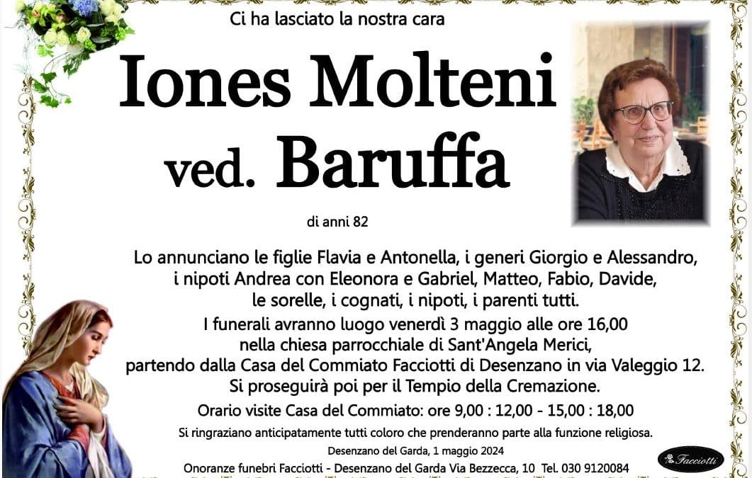 Iones Molteni ved. Baruffa