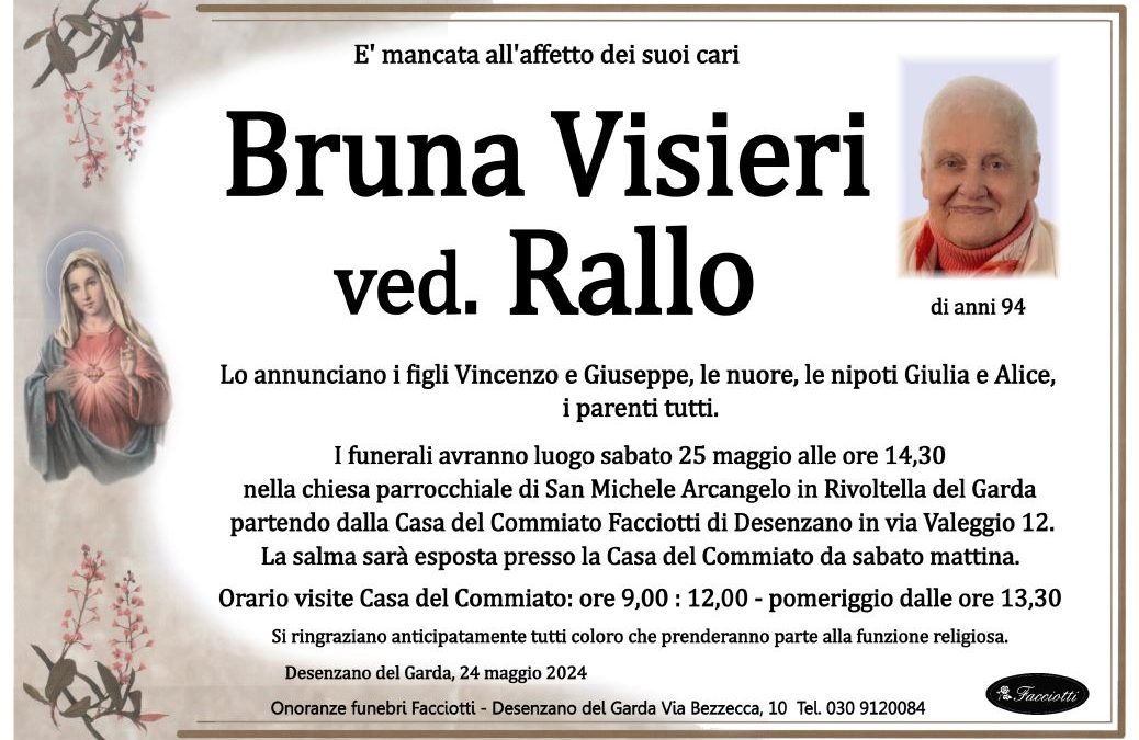 Bruna Visieri ved. Rallo